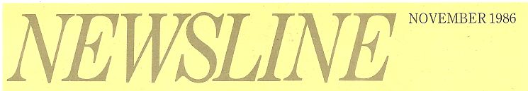 Newsline November 1986