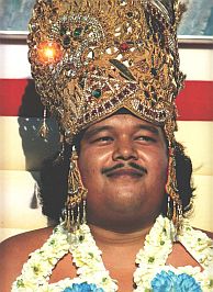 Maharaji (Prem Rawat) Dressed as Krishna On Throne