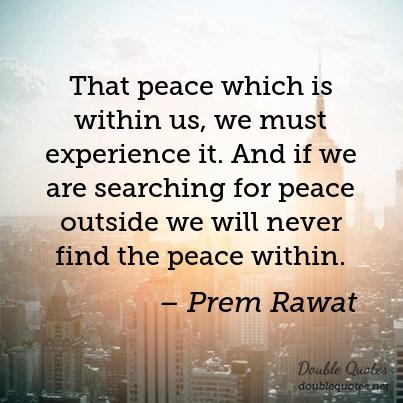 Peace Is Within