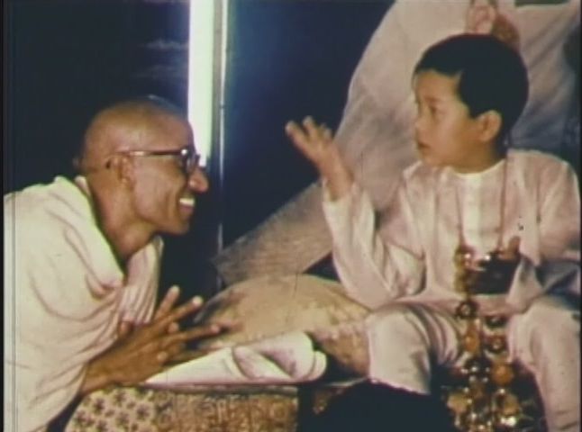 The young Satguru with Mahatma Gurucharanand