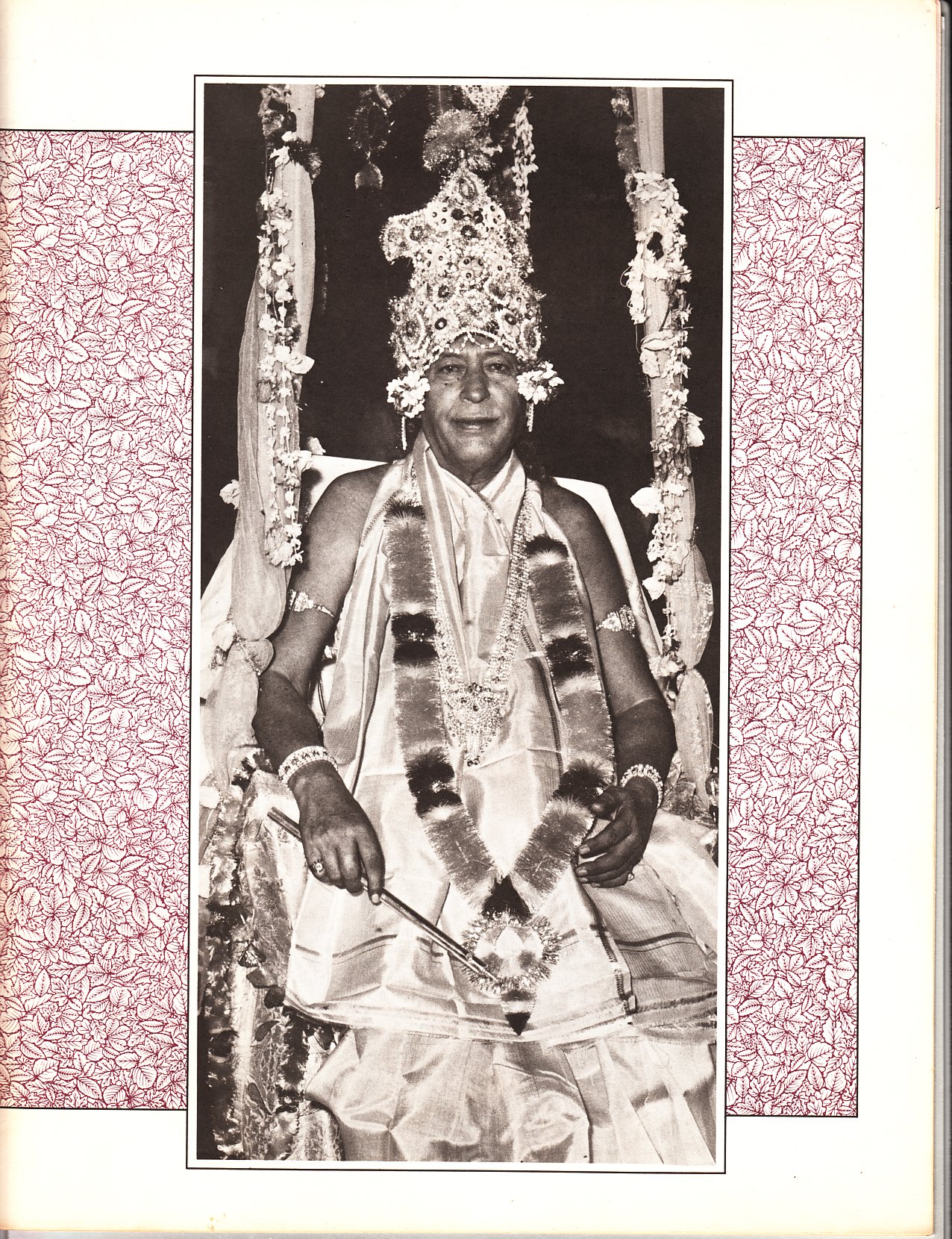 Hans Rawat Dressed as Krishna On Swing