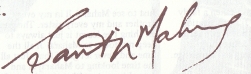 Sant Ji Maharaj signature