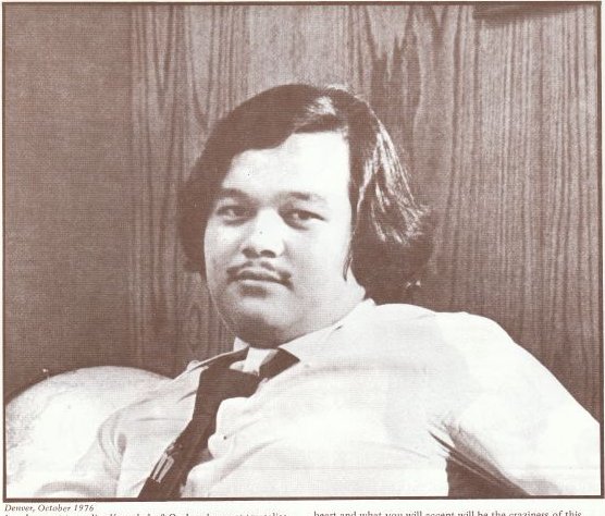 Prem Rawat aka Maharaji in Denver, Colorado, October 1976