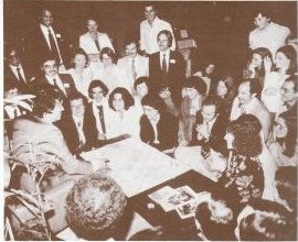 Prem Rawat with 'initiators' in 1978