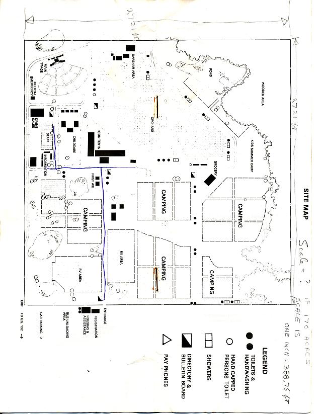 Hans Jayanti '78 Map