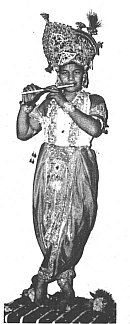 The Young Satguru Maharaji (Prem Rawat) Dressed as Krishna With Flute