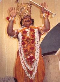 Maharaji aka Prem Rawat (Maharaji) Dressed As Krishna