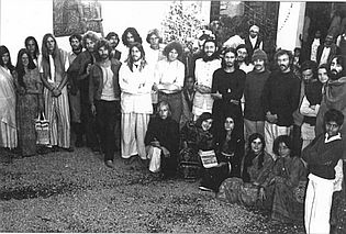 Hippies Hanging Around Waiting for Prem Rawat (Maharaji) at Prem Nagar Ashram