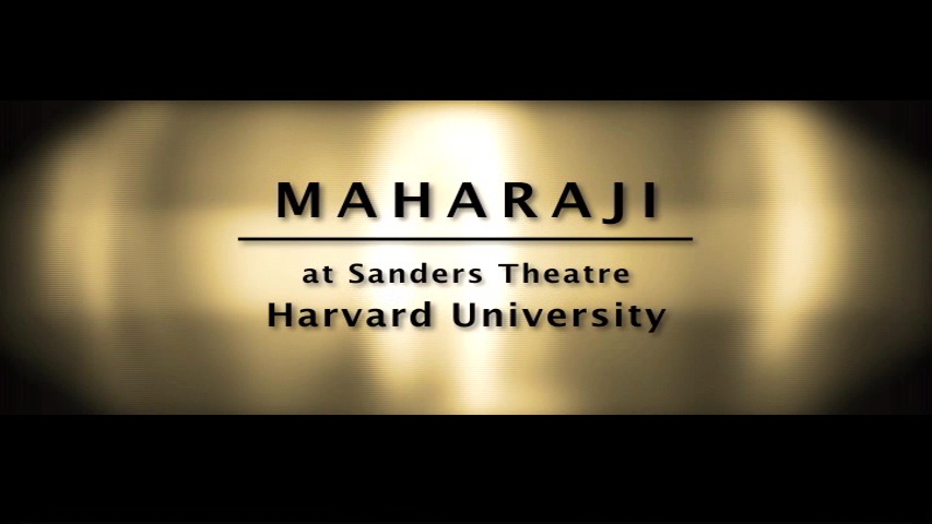 Maharaji at Harvard Maharaji at Harvard