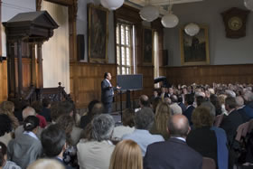 Audience- Maharaji at Oxford Univesity Audience