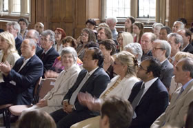 Audience- Maharaji at Oxford Univesity Audience