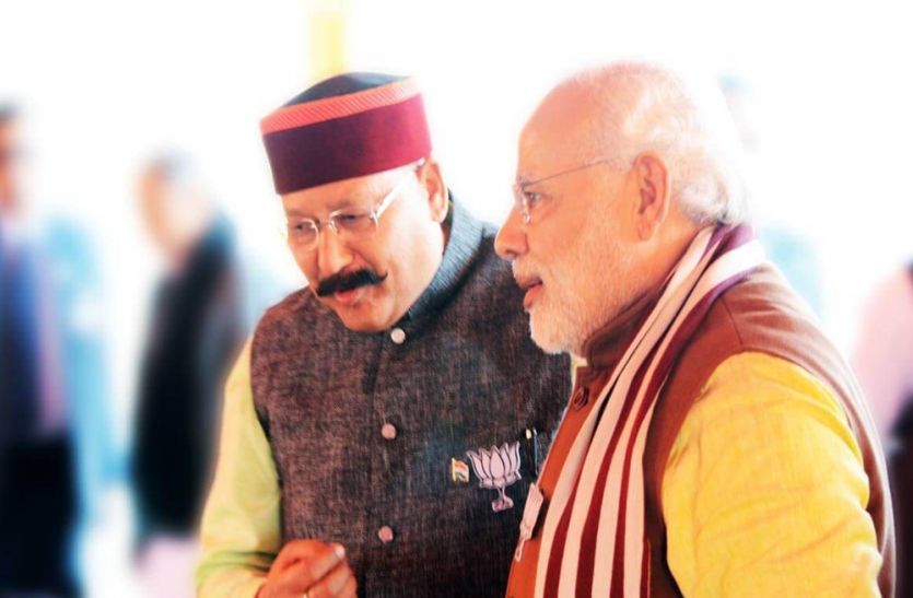 Prime Minster Modi with Satpal Maharaj