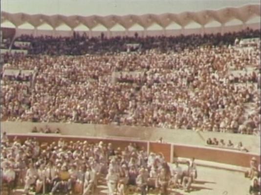 Devotees Listening To Prem Rawat (Maharaji) Speaking At Holi Festival 1978